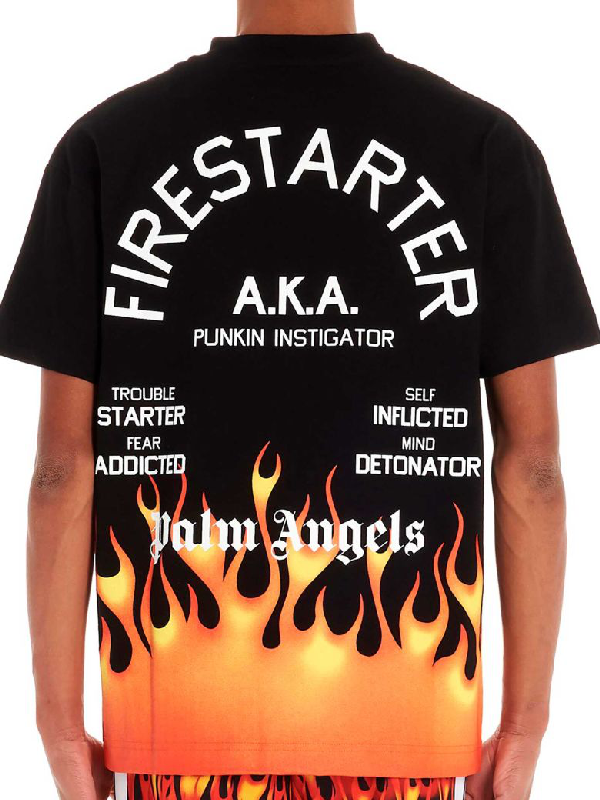 palm angels firestarter t shirt