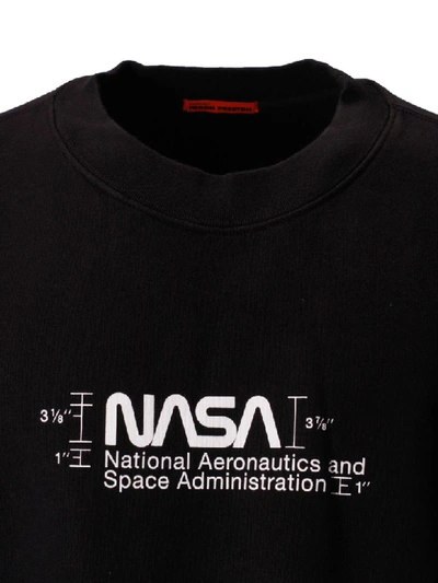 Shop Heron Preston Nasa Brand Manual Sweatshirt In Black/white