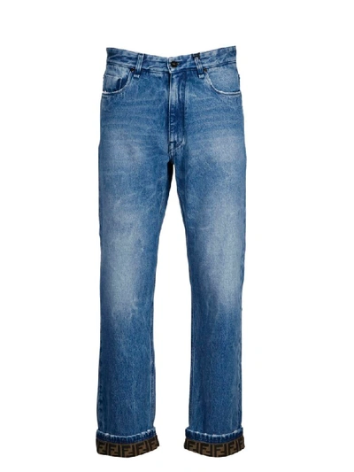 Shop Fendi Jeans In Blue