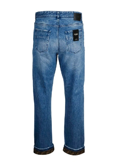 Shop Fendi Jeans In Blue