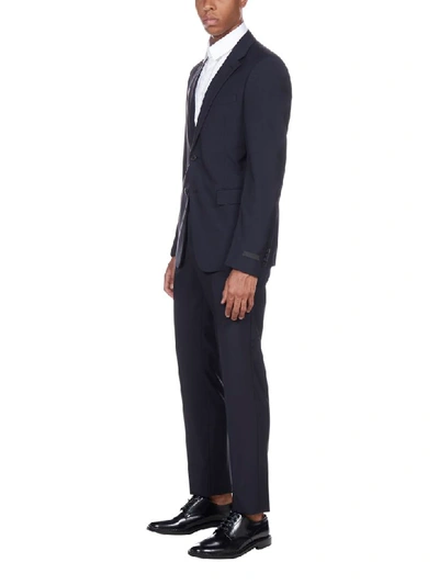 Shop Prada Suit In Bleu