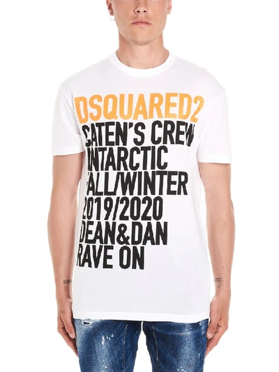 Shop Dsquared2 Catens Crew T-shirt In White