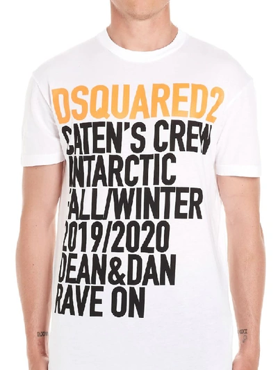 Shop Dsquared2 Catens Crew T-shirt In White