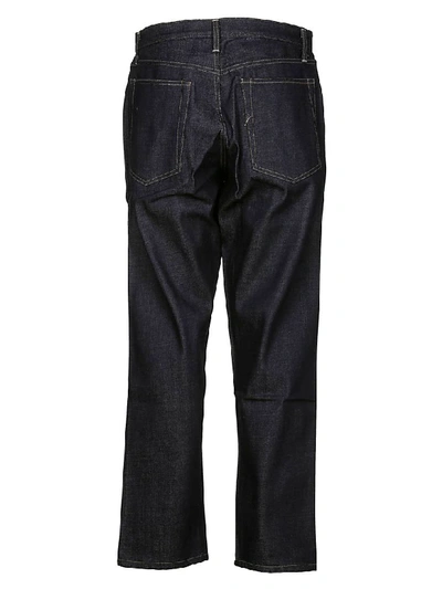 Shop Jil Sander Wide Leg Jeans In Black