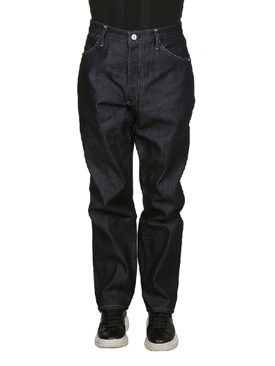 Shop Jil Sander Wide Leg Jeans In Black