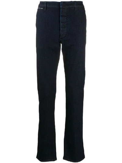 Shop Prada Jeans Dip & Dry In Bleu