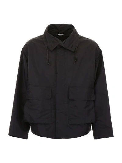 Shop Jil Sander Jacket With High Neck In Black (black)
