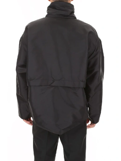 Shop Jil Sander Jacket With High Neck In Black (black)