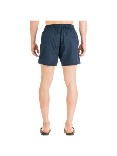 Shop Emporio Armani Lucy Swimming Trunks In Navy Blue