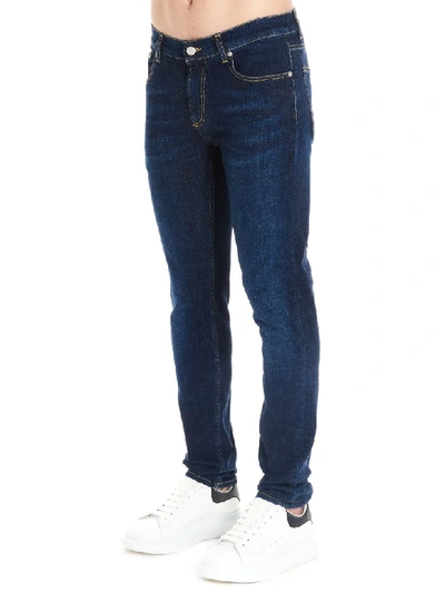 Shop Alexander Mcqueen Jeans In Blue