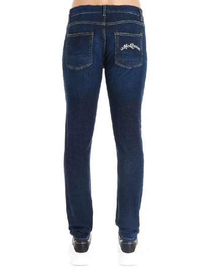 Shop Alexander Mcqueen Jeans In Blue