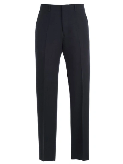 Shop Ami Alexandre Mattiussi Pants Skinny In Navy