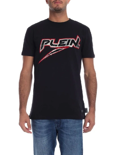 Shop Philipp Plein Short Sleeve T-shirt In Black