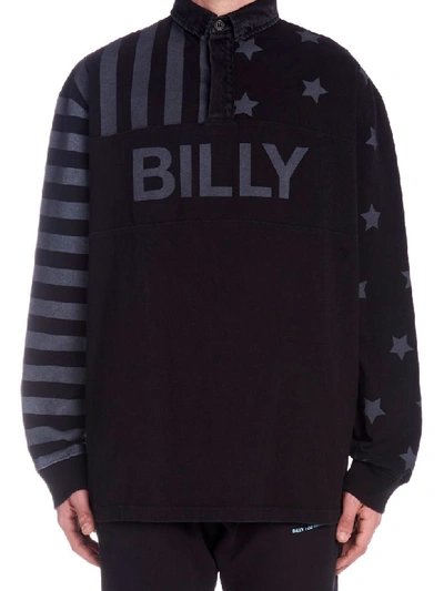 Shop Billy American Rugby Polo In Black