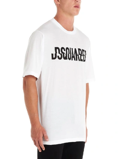 Shop Dsquared2 T-shirt In White