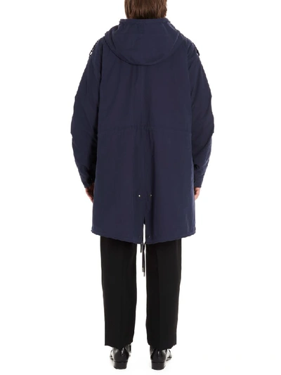 Shop Y/project Parka In Blue