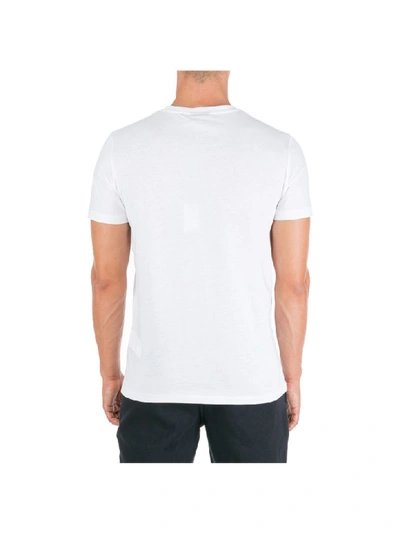 Shop Karl Lagerfeld Larry T-shirt In Bianco