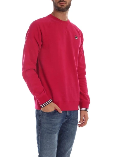 Shop Fila Cotton Sweatshirt In Red