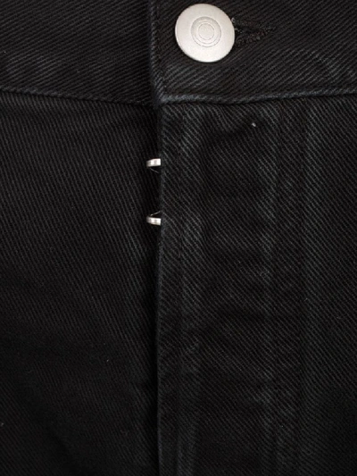 Shop Maison Margiela Slim Jeans W/logo In Black