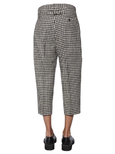 Shop Vivienne Westwood Cropped Trousers In Nero
