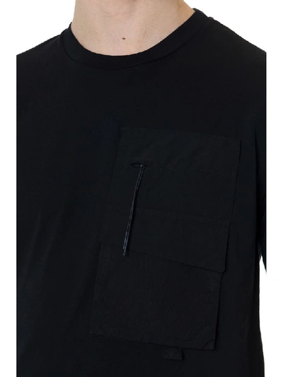 Shop Alyx Multi Pocket Black Cotton T-shirt