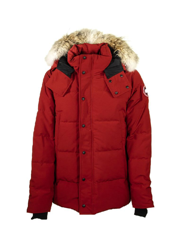 Canada Goose Wyndham Parka Red Maple Jacket | ModeSens