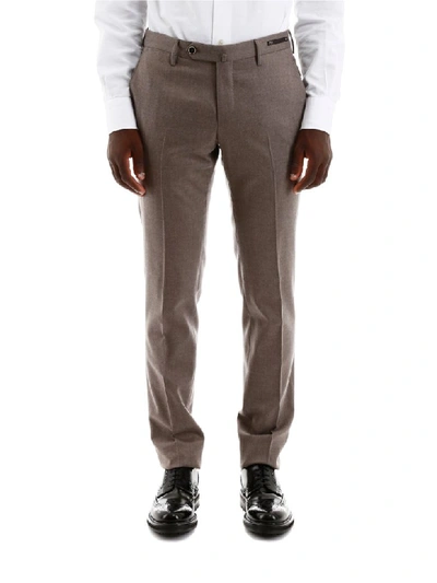 Shop Pt01 Superslim Trousers In Mel Beige (beige)