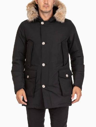 Shop Woolrich Arctic Parka Df In Black