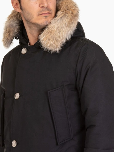 Shop Woolrich Arctic Parka Df In Black