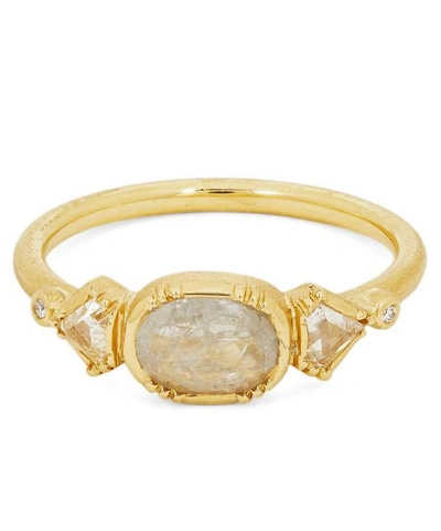 Shop Brooke Gregson Gold Triple Geo Diamond Ring