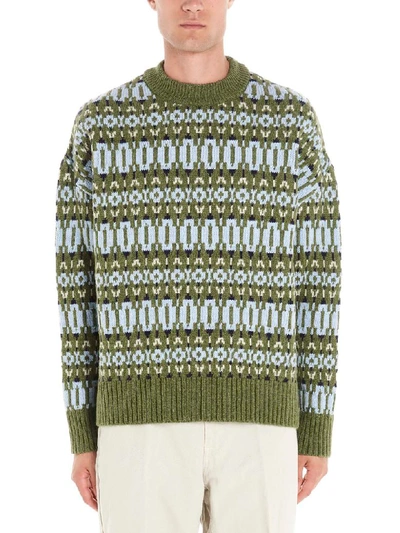 Shop Ami Alexandre Mattiussi Sweater In Multicolor