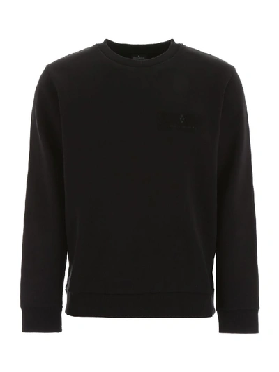 Shop Marcelo Burlon County Of Milan Wings Patch Sweatshirt In Black Multicolor (black)