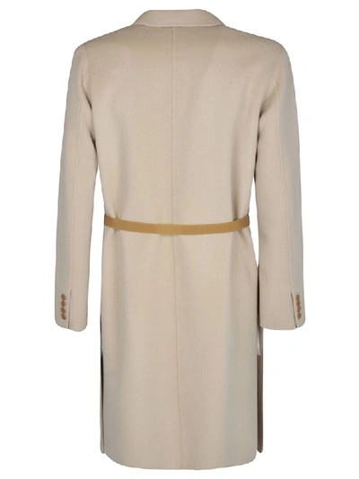 Shop Helmut Lang Coat In Camel