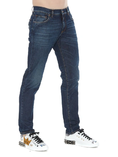 Shop Dolce & Gabbana Denim Jeans In Blue