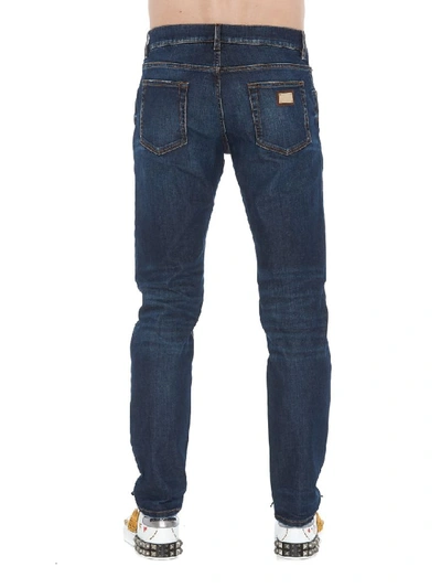 Shop Dolce & Gabbana Denim Jeans In Blue