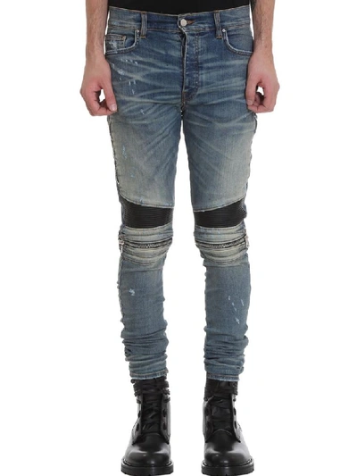 Shop Amiri Mx2 Jean Jeans In Blue Denim