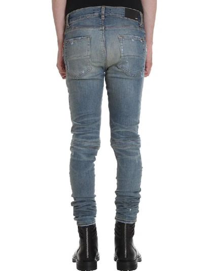 Shop Amiri Mx2 Jean Jeans In Blue Denim