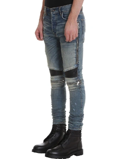 Shop Amiri Mx2 Jean Jeans In Blue Denim