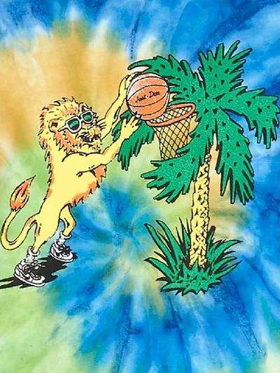 Shop Just Don Lion Bascketball T-shirt In Multicolor