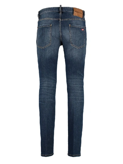 Shop Dsquared2 Slim Fit Jeans In Denim