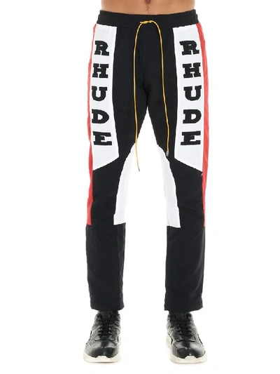 Shop Rhude Racing Pants In Multicolor