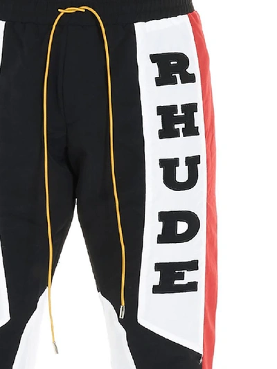 Shop Rhude Racing Pants In Multicolor