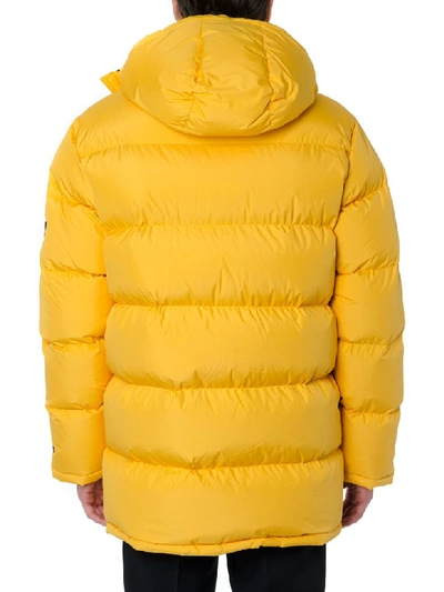 Shop Mcq By Alexander Mcqueen Polar Yellow Padded Coat