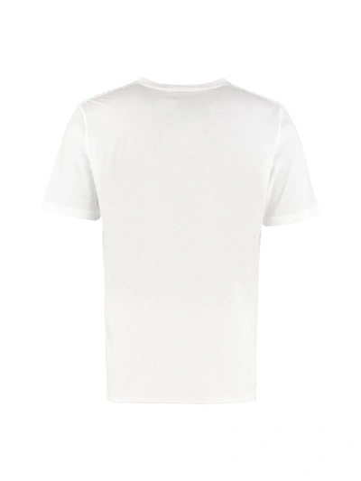 Shop Saint Laurent The Smiths Print Cotton T-shirt In White