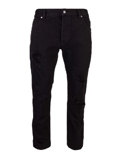 Shop Balmain Paris Jeans In Black