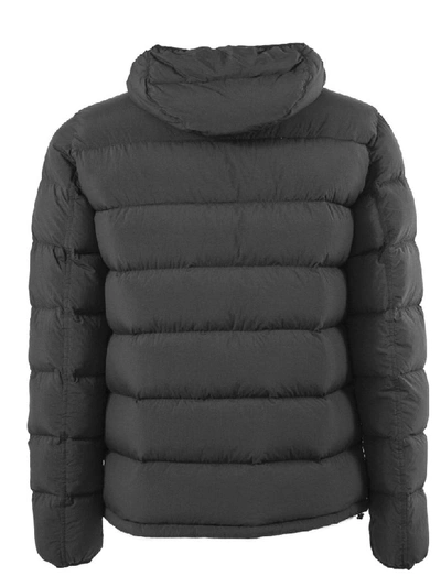 Shop Herno Black And Yellow Reversible Padded Jacket In Nero