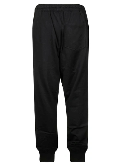 Shop Y-3 Wide Leg Track Pants In Black