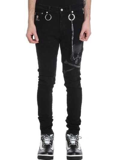 Shop Mastermind Japan Jeans In Black Denim