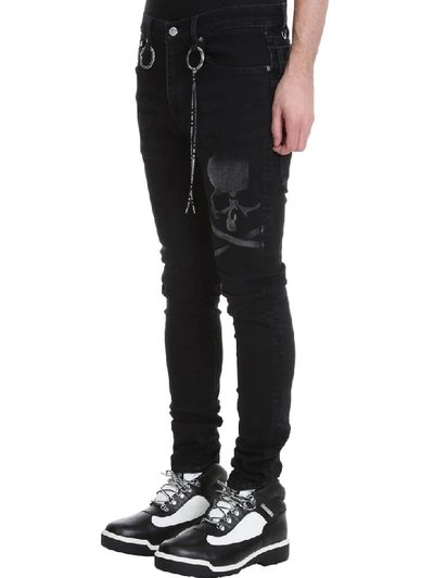 Shop Mastermind Japan Jeans In Black Denim