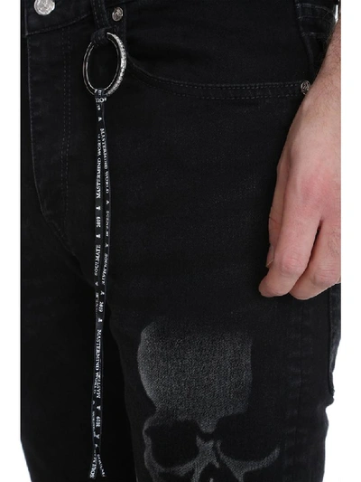 Shop Mastermind Japan Jeans In Black Denim